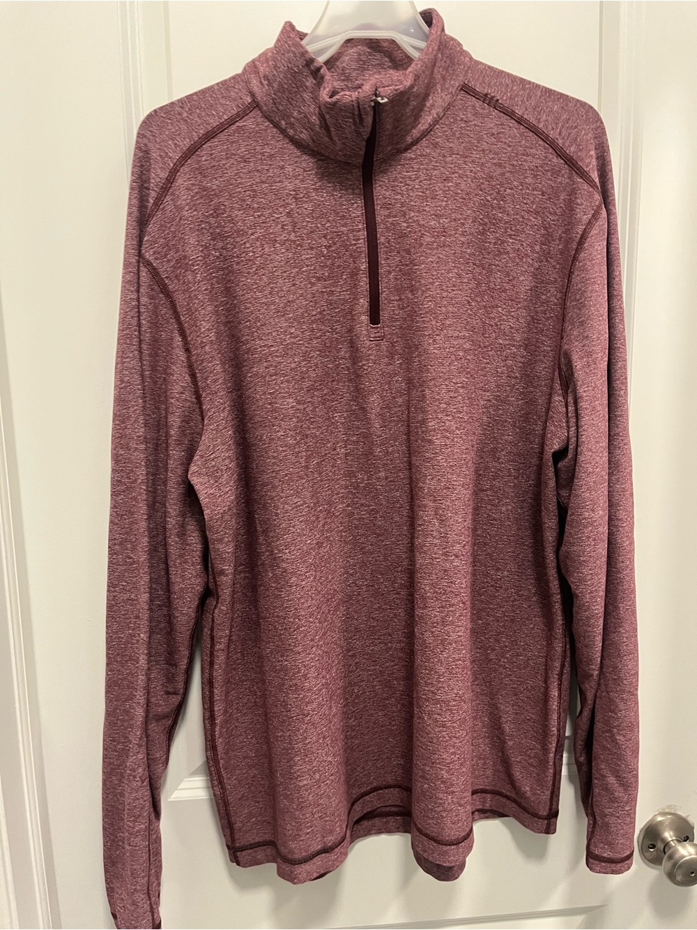 Lululemon men’s performance golf athletic Pullover Maroon  size Large/XL 1/4 Zip